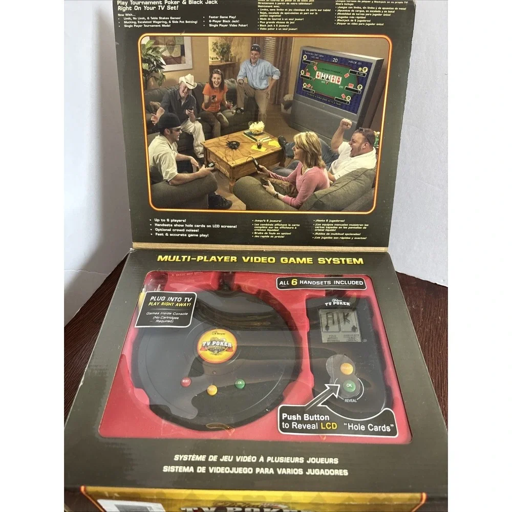 TV Poker‎ Video Game System With Texas Hold Em Blackjack and Video Poker